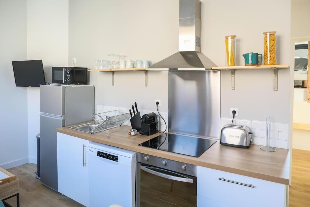 Apartmán F2 Cosy - Entree Du Havre - 4 Personnes Le Havre Exteriér fotografie